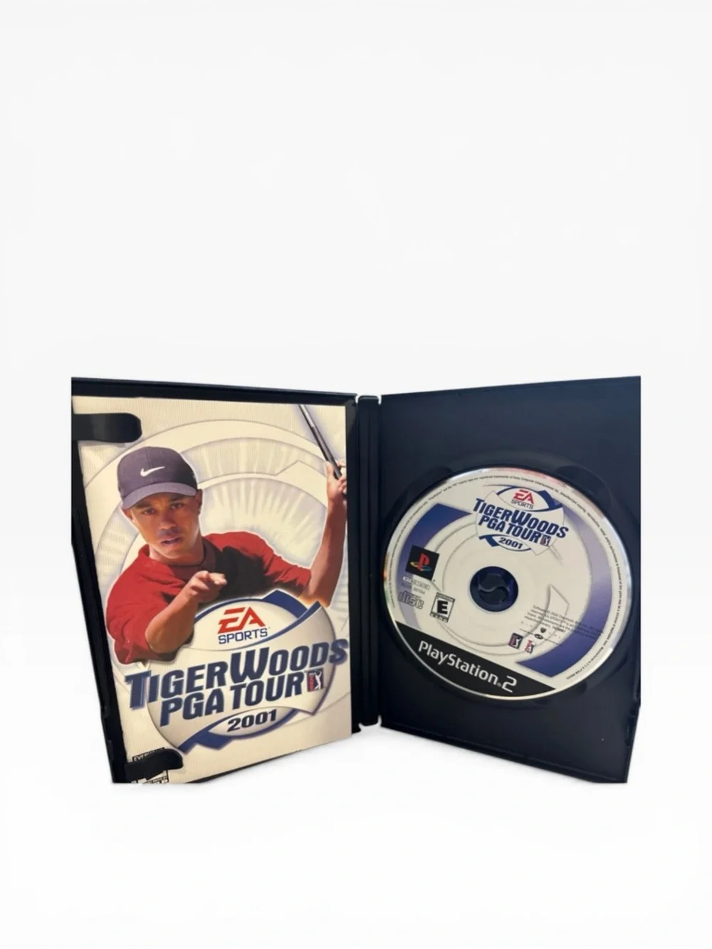 Vintage Tiger Woods PGA Tour 2001 PS2 PlayStation 2 Complete CIB with Reg Card